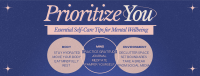 Minimalist Self-Care Tips Facebook Cover Image Preview