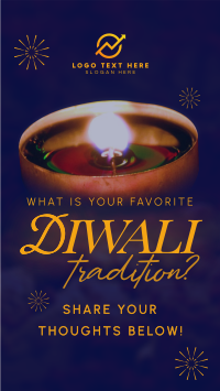 Diwali Tradition Facebook Story