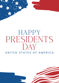 USA Presidents Day Poster