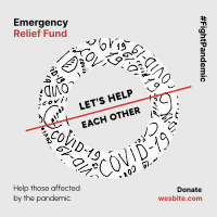 Pandemic Relief Fund Linkedin Post