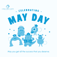 Celebrate May Day Linkedin Post