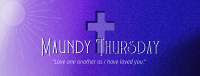 Holy Week Maundy Thursday Facebook Cover Image Preview