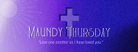 Holy Week Maundy Thursday Facebook Cover Image Preview