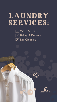 Laundry Services List Facebook Story