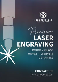 Precision Laser Engraving Flyer