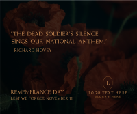 Remembrance Day Quote Facebook Post