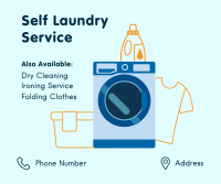 Self Laundry Cleaning Facebook Post