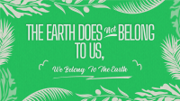 Earth Day Quotes Animation