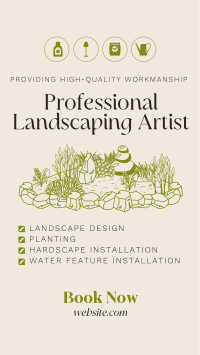 Minimalist Elegant Landscaping Instagram Story