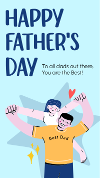 Jolly Father's Day  Facebook Story