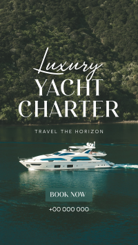 Luxury Yacht Charter YouTube Short