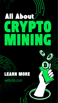 Tech Crypto Mining Instagram Story