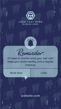 Dental Checkup Reminder Facebook Story