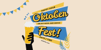 Oktoberfest Beer Promo Twitter Post