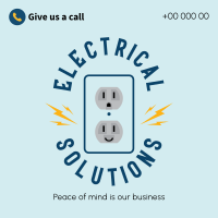 Electrical Solutions Instagram Post Design