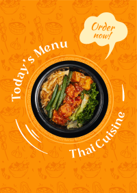 Thai Cuisine Flyer