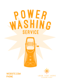 Power Washing Service Flyer Design