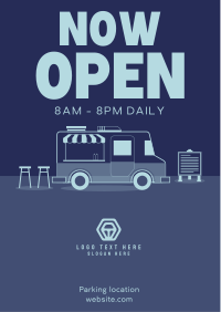 Food Truck Opening Flyer