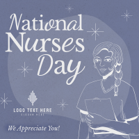 Midcentury Nurses' Day Instagram Post