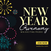 Circle Swirl New Year Giveaway Instagram Post