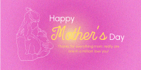 A Mother's Love Twitter Post Design