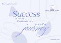 Success Motivation Quote Postcard