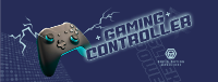 Sleek Gaming Controller Facebook Cover Image Preview