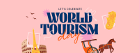 World Tourism Day Greeting Facebook Cover Design