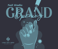 Nail Salon Opening Facebook Post