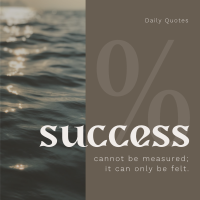 Measure of Success Instagram Post