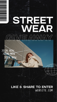 Streetwear Giveaway Instagram Reel Image Preview