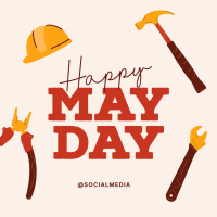 Happy May Day Instagram Post