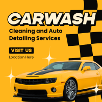 Car Wash Cleaning Service Instagram Post