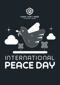 Retro Peace Day Poster