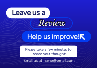 Client Review Postcard example 3