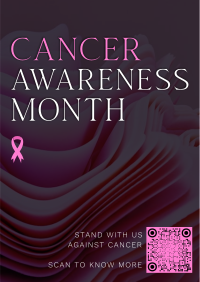 Cancer Awareness Month Poster