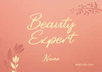 Beauty Experts Postcard