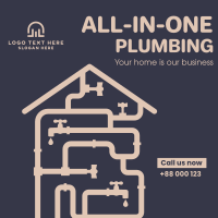 All-in-One plumbing services Instagram Post