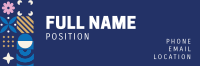 Geometric Minimalist Business Email Signature