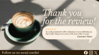 Minimalist Coffee Shop Review Animation