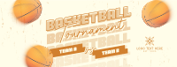 Basketball Game Tournament Facebook Cover Design