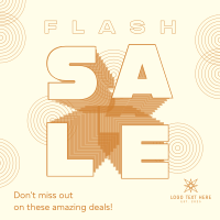 Flash Sale Now Instagram Post