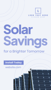 Solar Savings Facebook Story