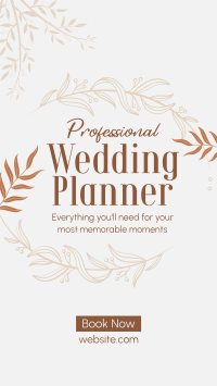 Wedding Planner Services Facebook Story