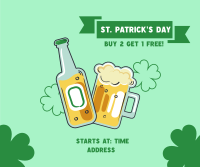 St. Patrick Pub Promo Facebook Post Design