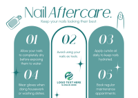 Nail Salon Aftercare Postcard