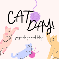 Cat Playtime Instagram Post Image Preview