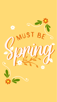 Must be Spring YouTube Short