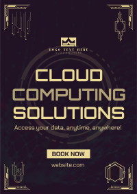 Techy Cloud Computing Flyer