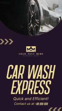 Car Wash Express Instagram Story